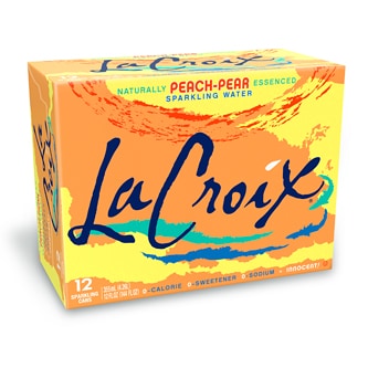LaCroix Sparkling Water, Peach-Pear, Cans