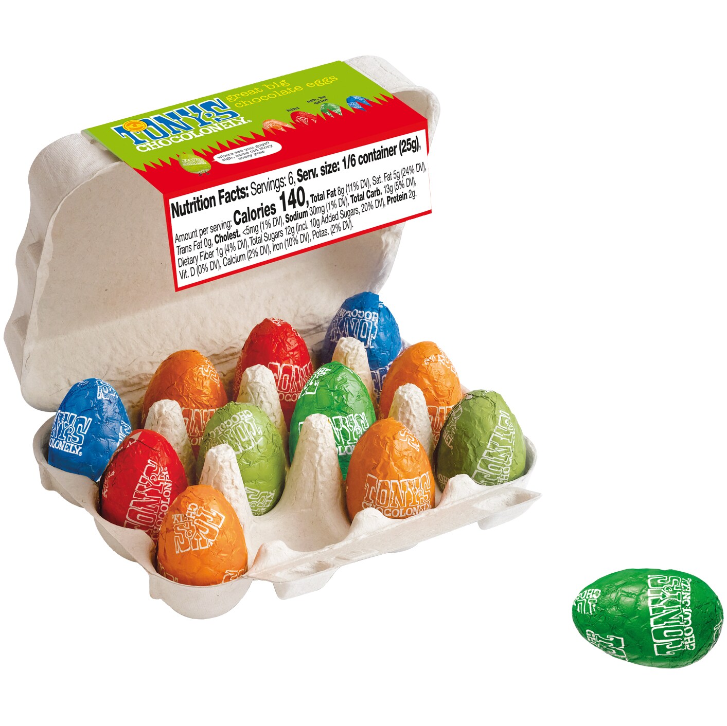 Tony's Chocolonely Big Chocolate Eggs