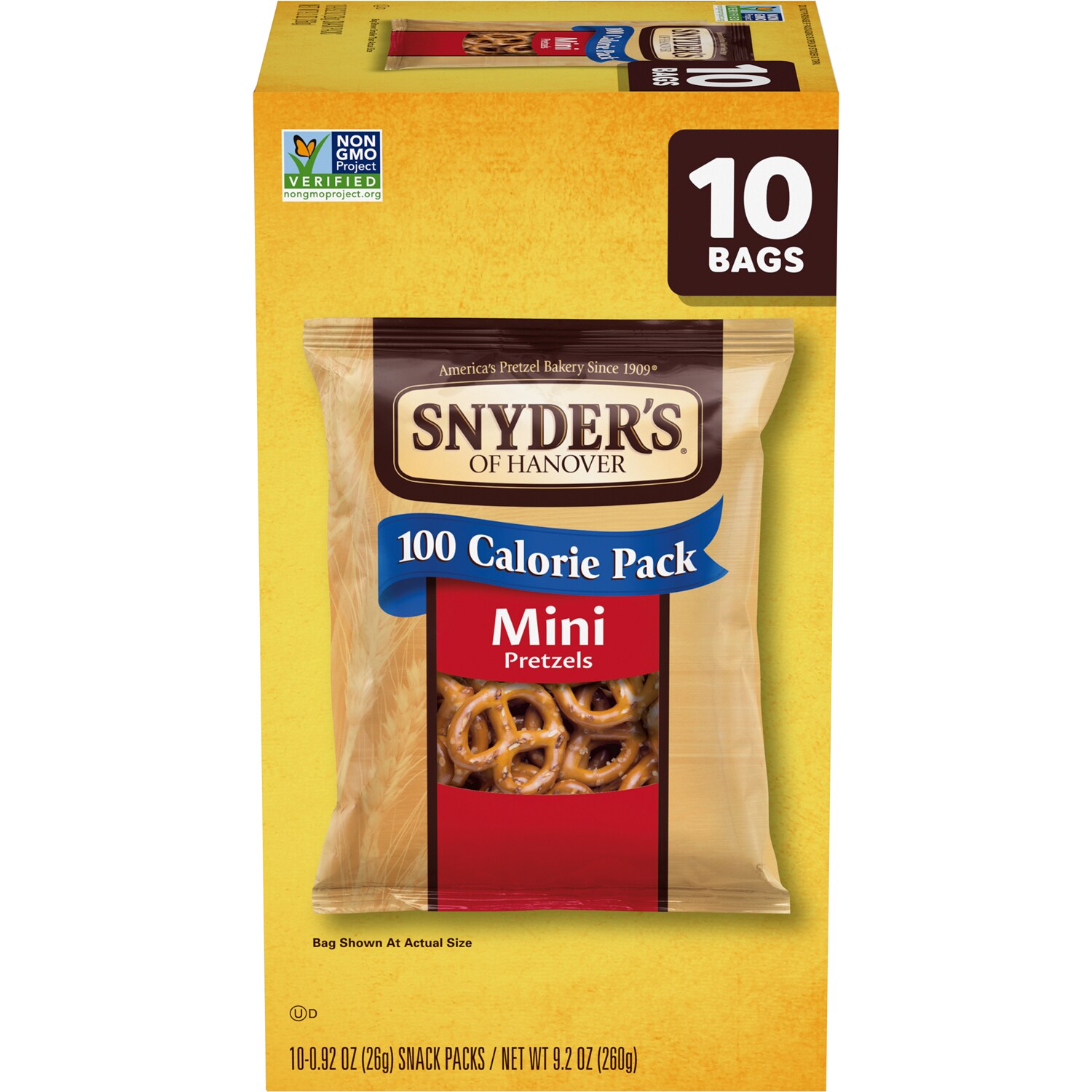 Snyder's of Hanover 100-Calorie Pretzel Packs, Mini