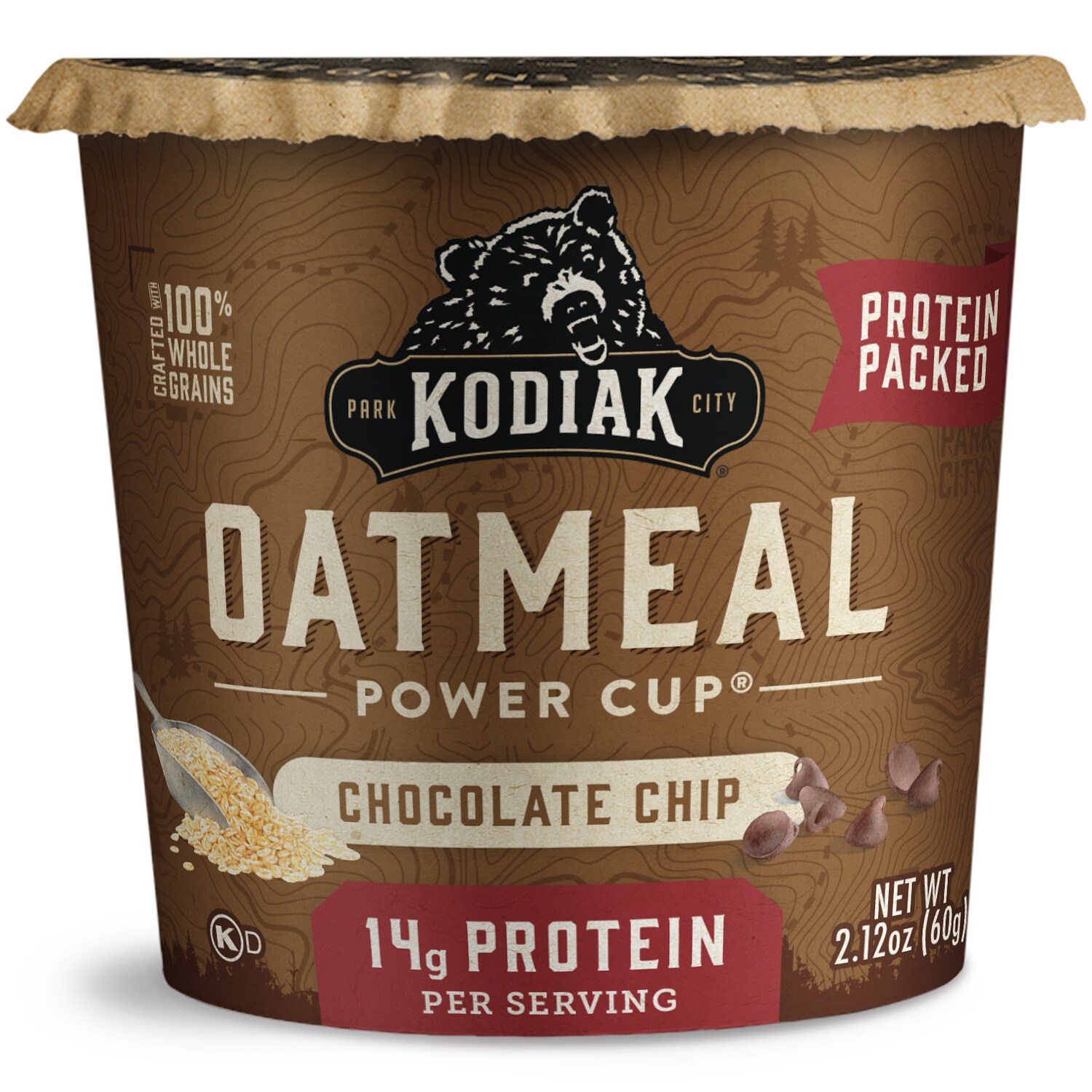 Kodiak Oatmeal Power Cup, Chocolate Chip