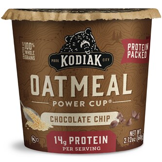 Kodiak Oatmeal Power Cup, Chocolate Chip
