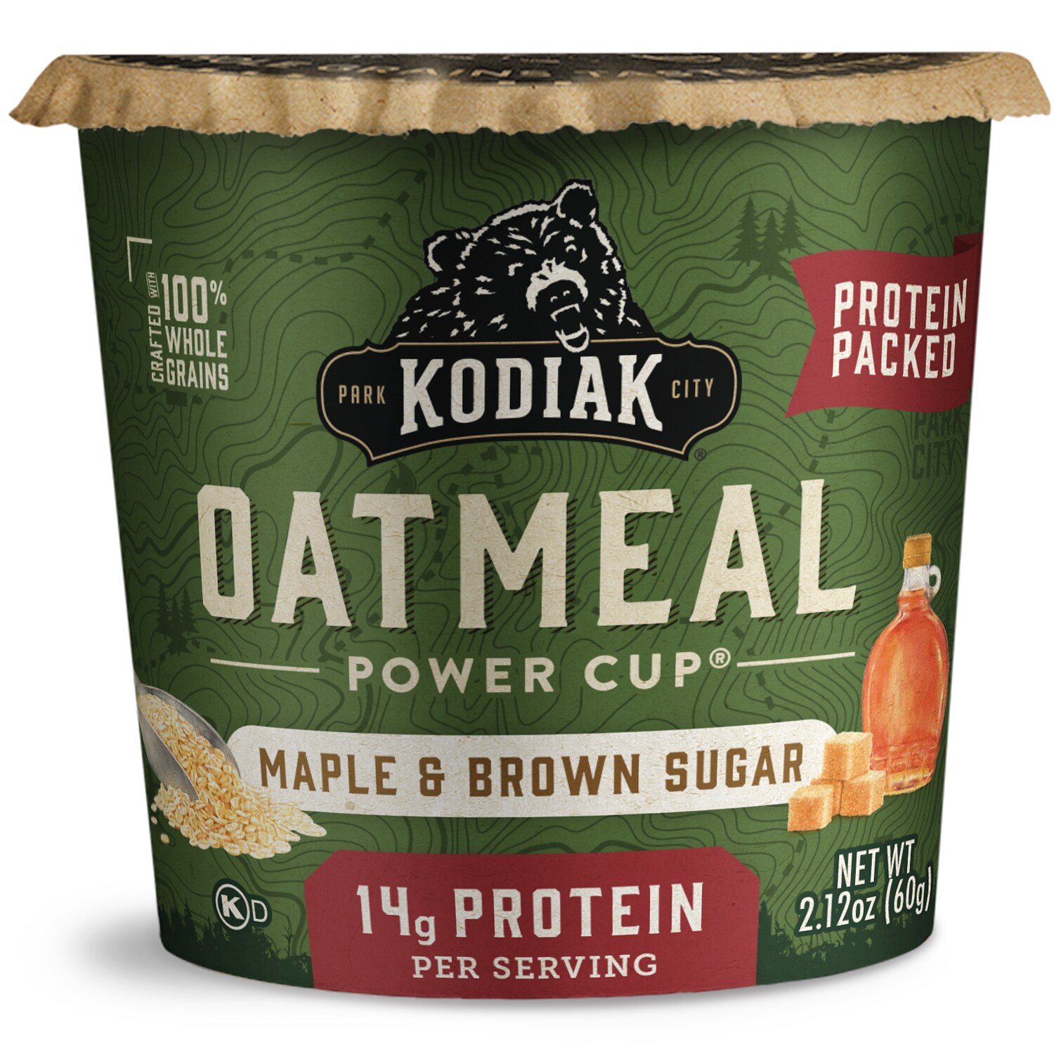 Kodiak Oatmeal Power Cup, Maple & Brown Sugar