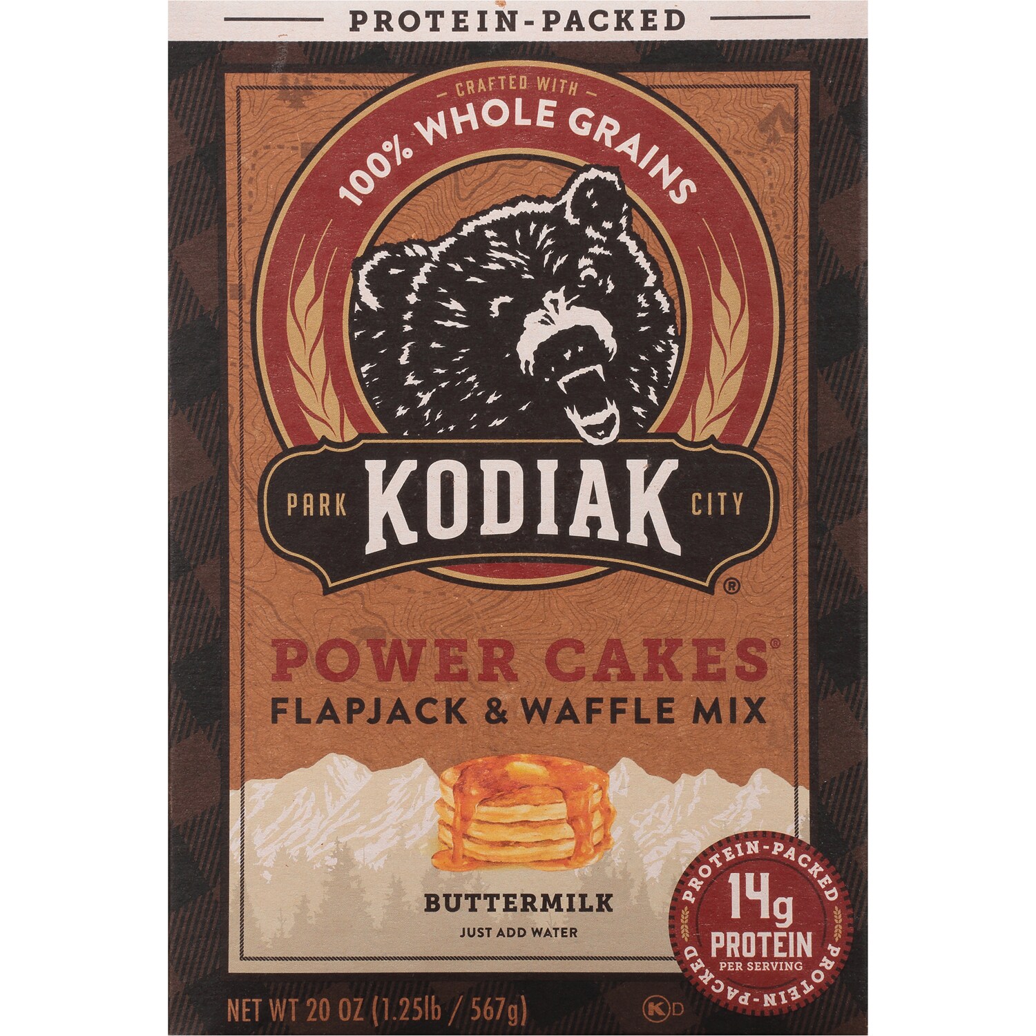 Kodiak Power Cakes Flapjack & Waffle Mix, Buttermilk