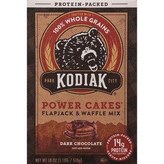 Kodiak Power Cakes Flapjack & Waffle Mix, Dark Chocolate