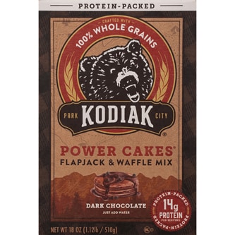 Kodiak Power Cakes Flapjack & Waffle Mix, Dark Chocolate