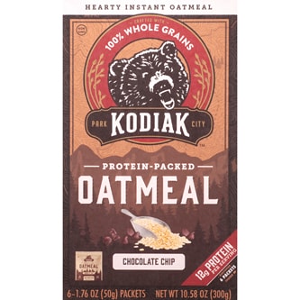Kodiak Protein-Packed Oatmeal, Chocolate Chip