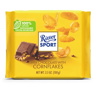 Ritter Sport Milk Chocolate with Corn Flakes