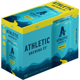 Athletic Brewing Co. Run Wild Non-Alcoholic IPA, Cans