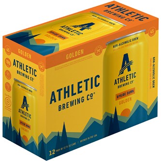 Athletic Brewing Co. Upside Dawn Non-Alcoholic Golden, Cans