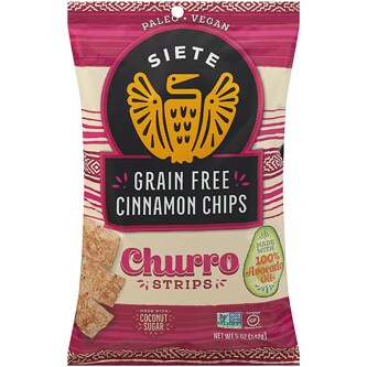 Siete Grain Free Churro Strips, Cinnamon