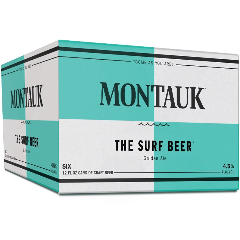 Montauk Brewing The Surf Beer Golden Ale, Cans