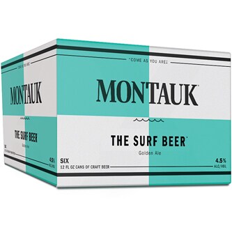Montauk Brewing The Surf Beer Golden Ale, Cans