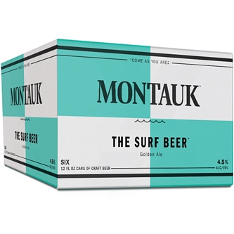 Montauk Brewing The Surf Beer Golden Ale, Cans