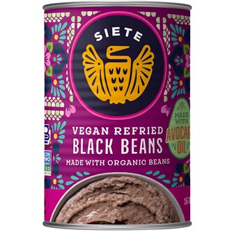 Siete Vegan Refried Black Beans