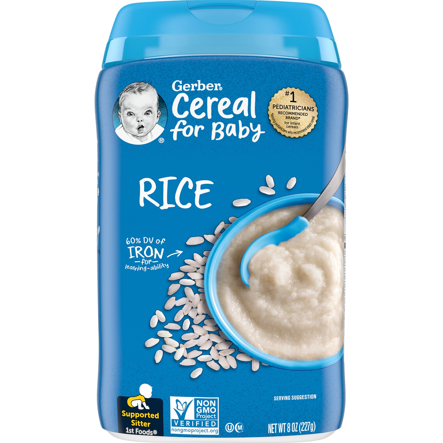 Gerber Cereal for Baby 1st Foods, Rice