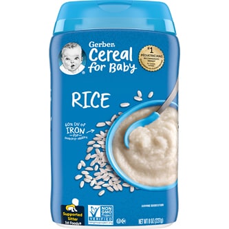 Gerber Cereal for Baby 1st Foods, Rice