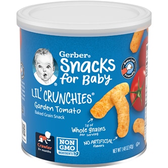 Gerber Snacks for Baby Lil' Crunchies, Garden Tomato