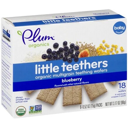 Plum Organics Little Teethers, Blueberry