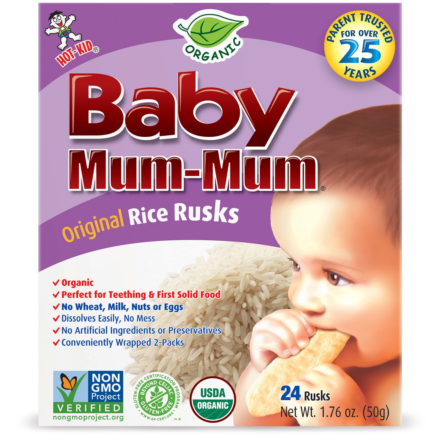 Baby Mum-Mum Rice Rusks, Original