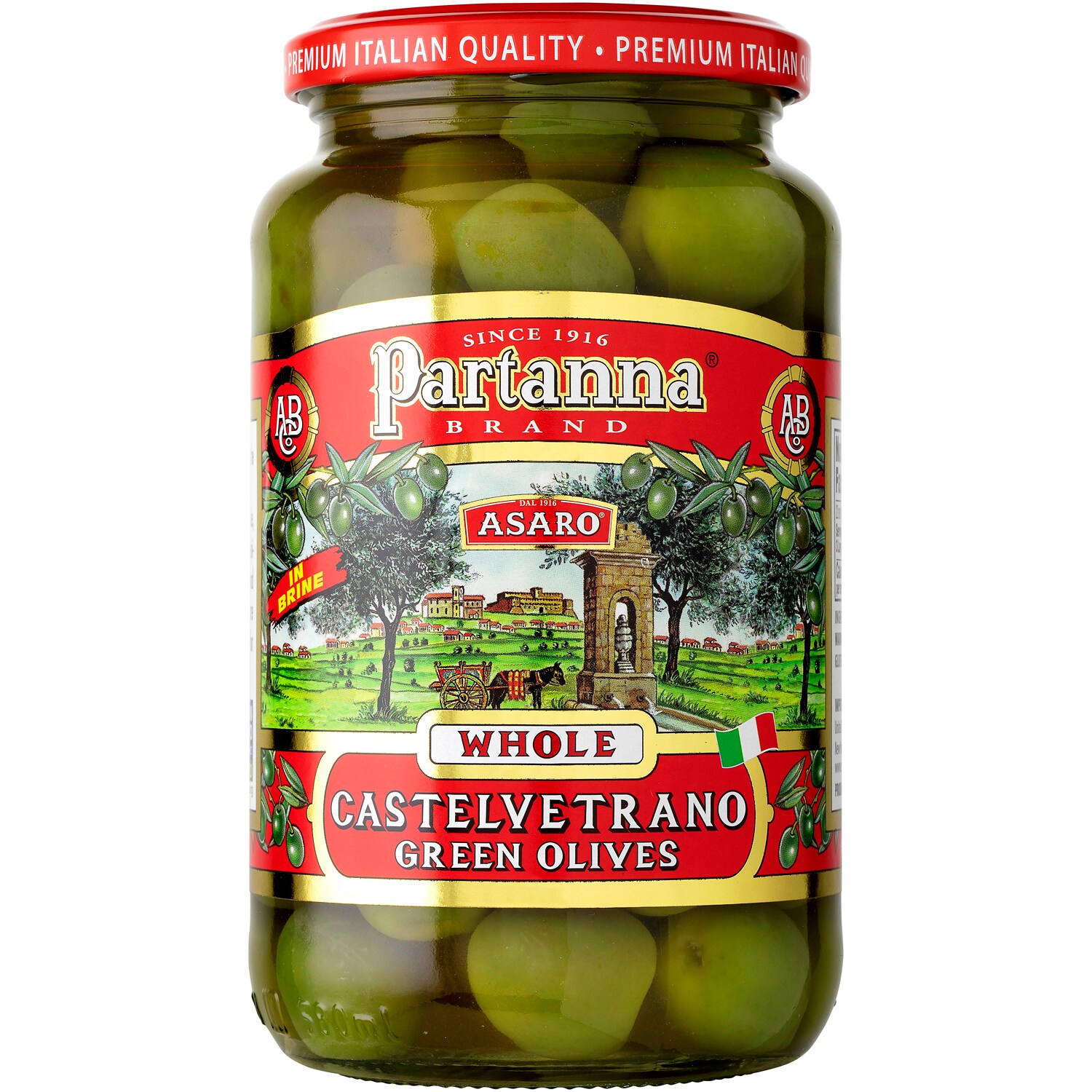 Partanna Castelvetrano Whole Green Olives