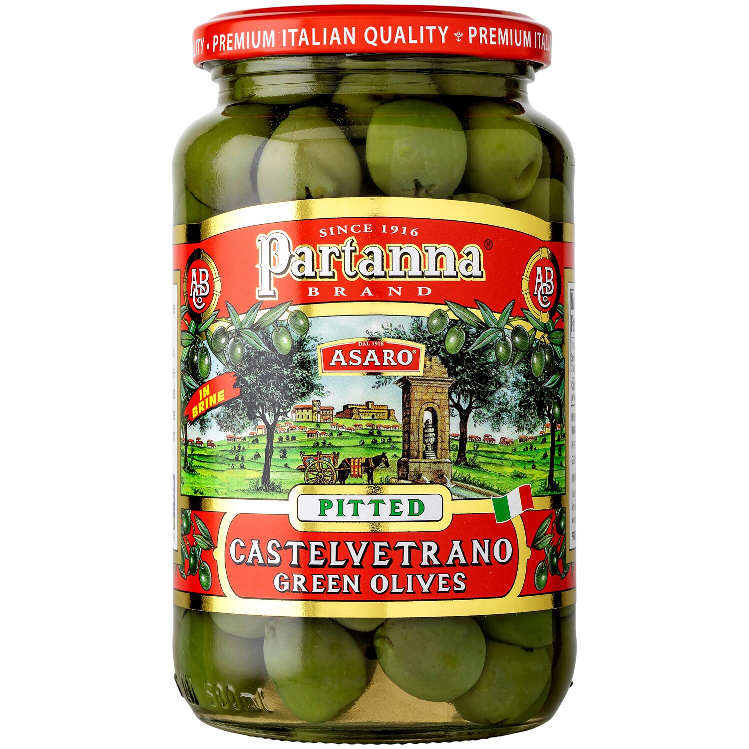 Partanna Castelvetrano Pitted Green Olives