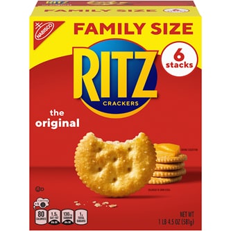 Nabisco Ritz Snack Crackers, Original, Family Size