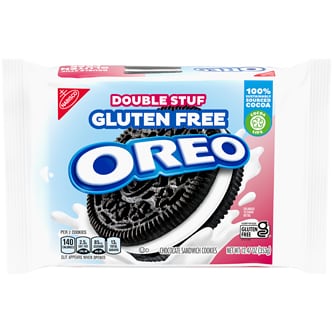 Nabisco Oreo Double Stuf Gluten Free Chocolate Sandwich Cookies