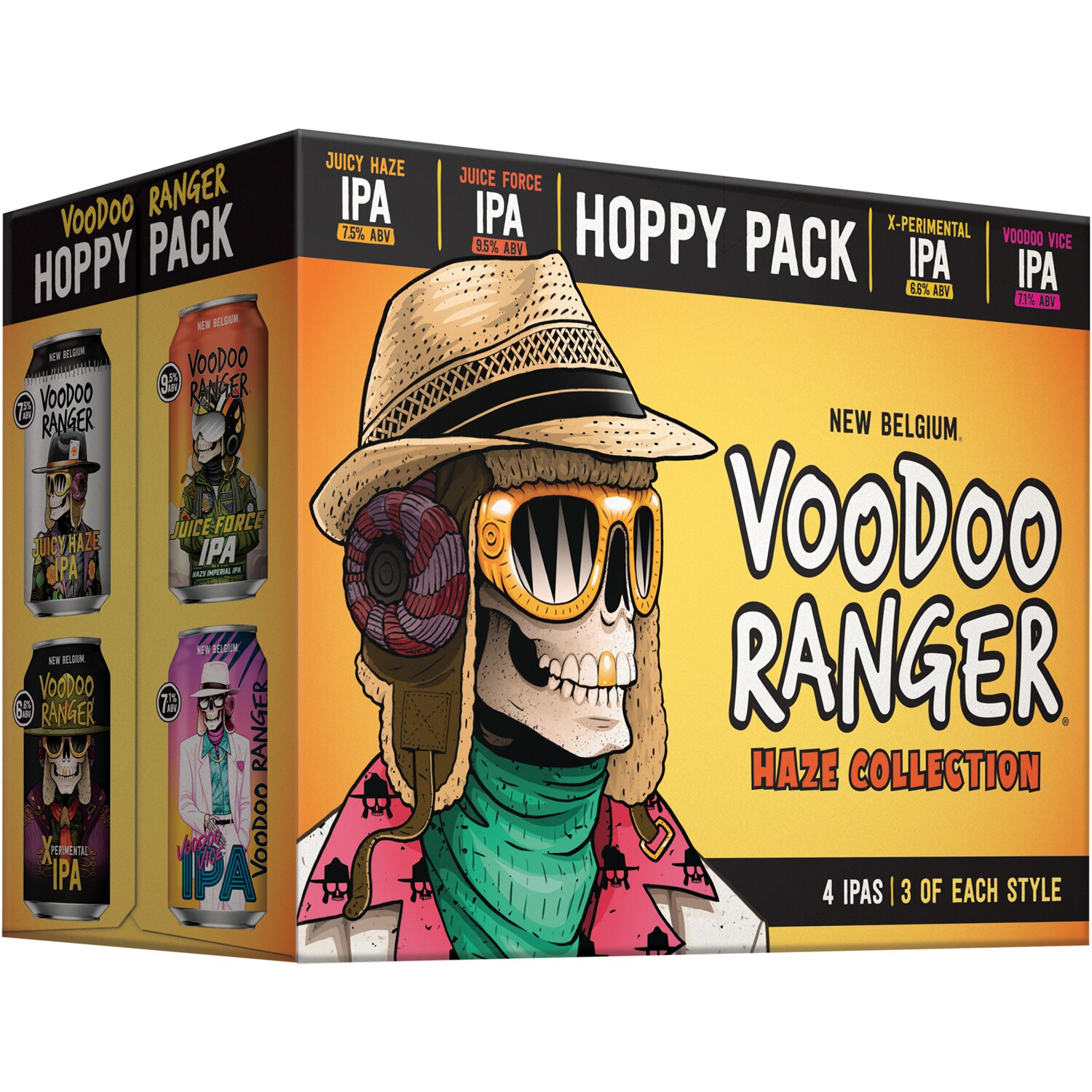 New Belgium Brewing Voodoo Ranger Hoppy Variety Pack, Cans