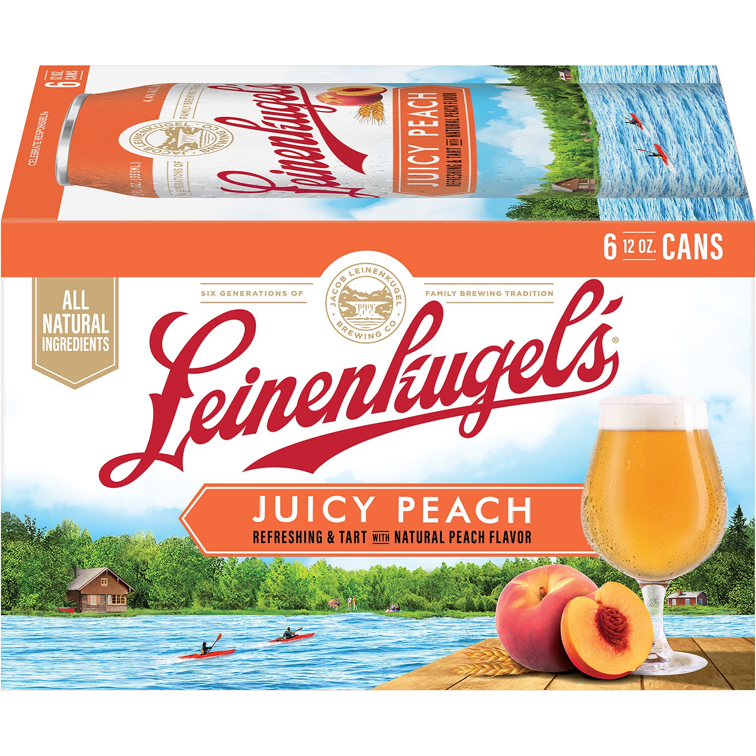 Leinenkugel's Juicy Peach, Cans