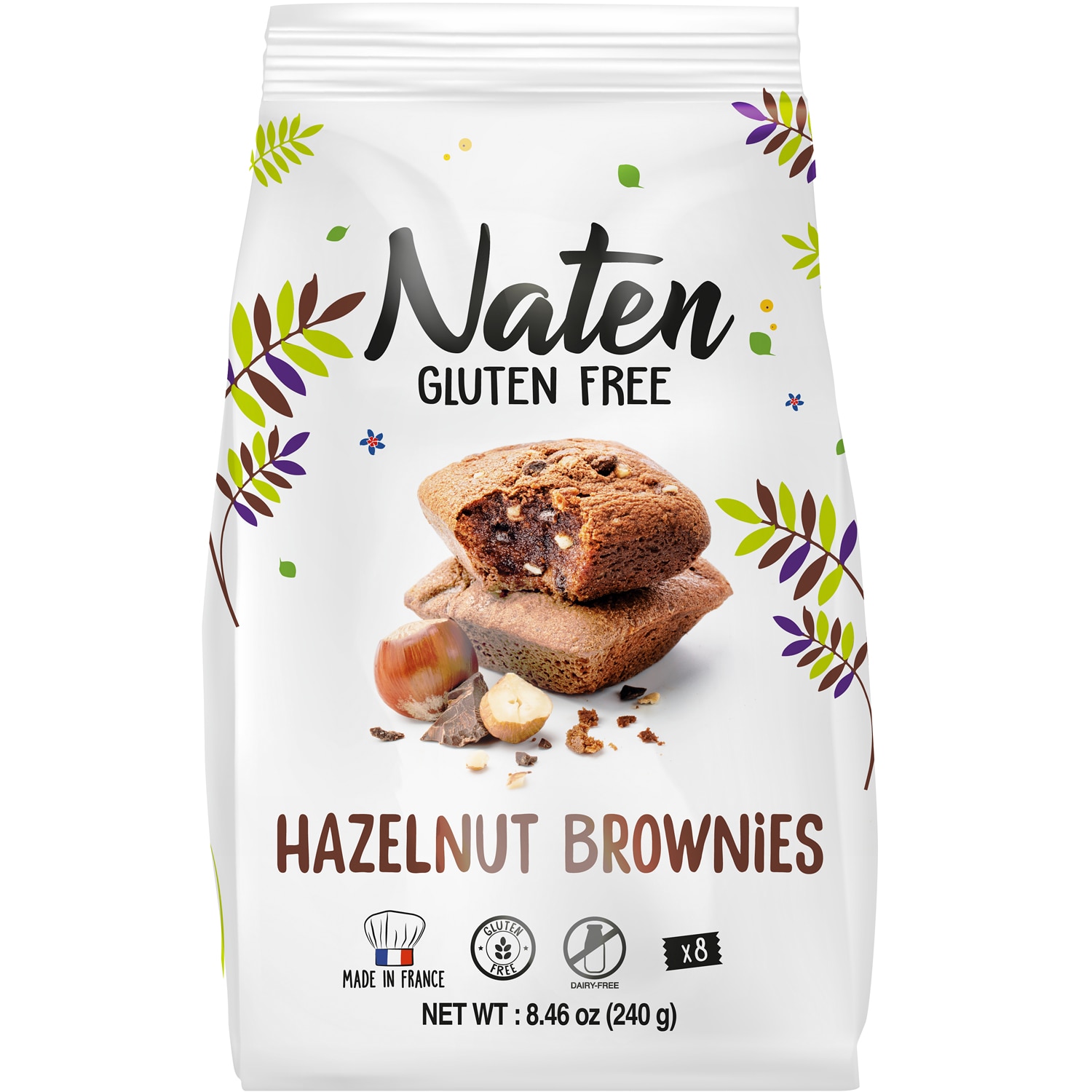 Naten Gluten Free Hazelnut Brownies