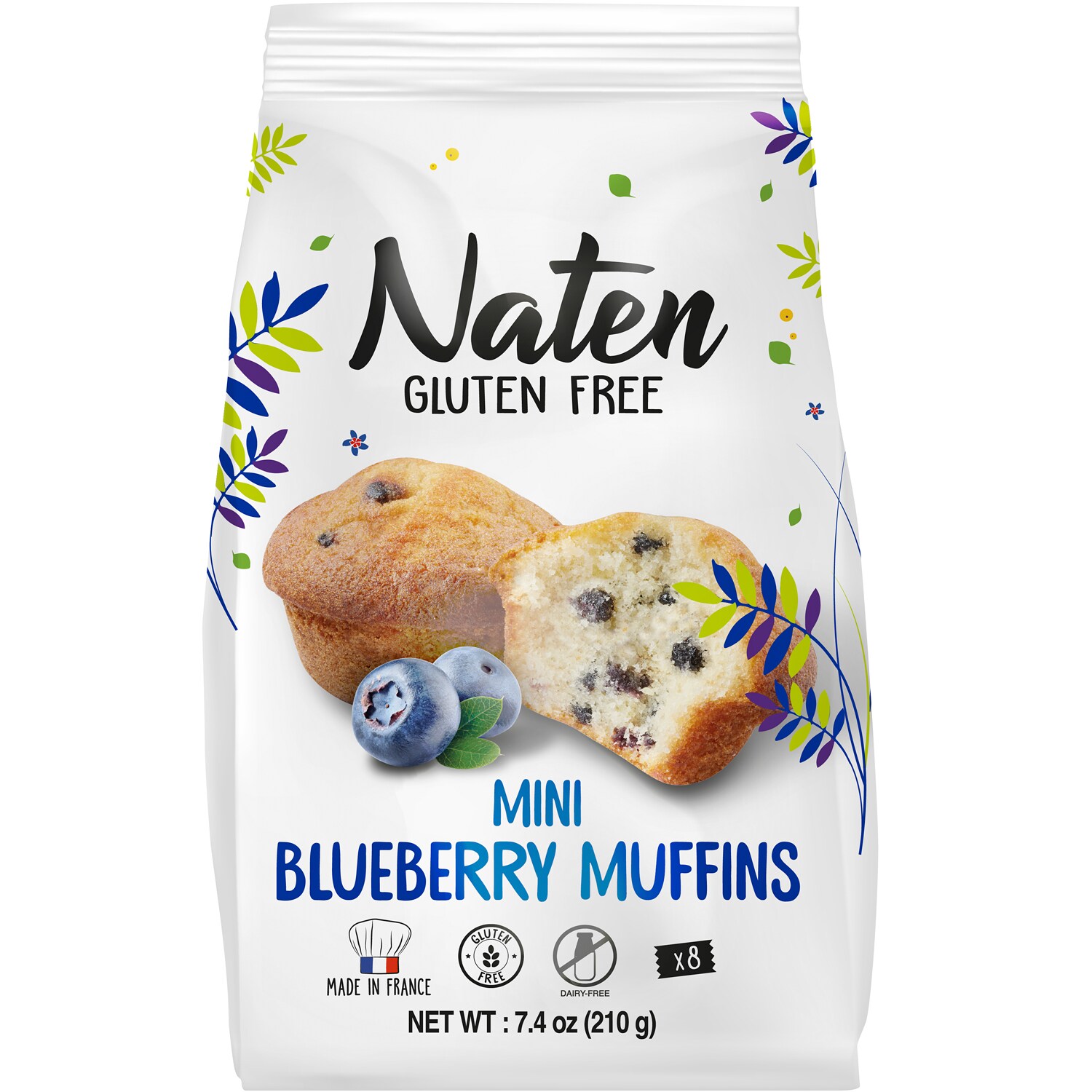 Naten Gluten Free Mini Blueberry Muffins