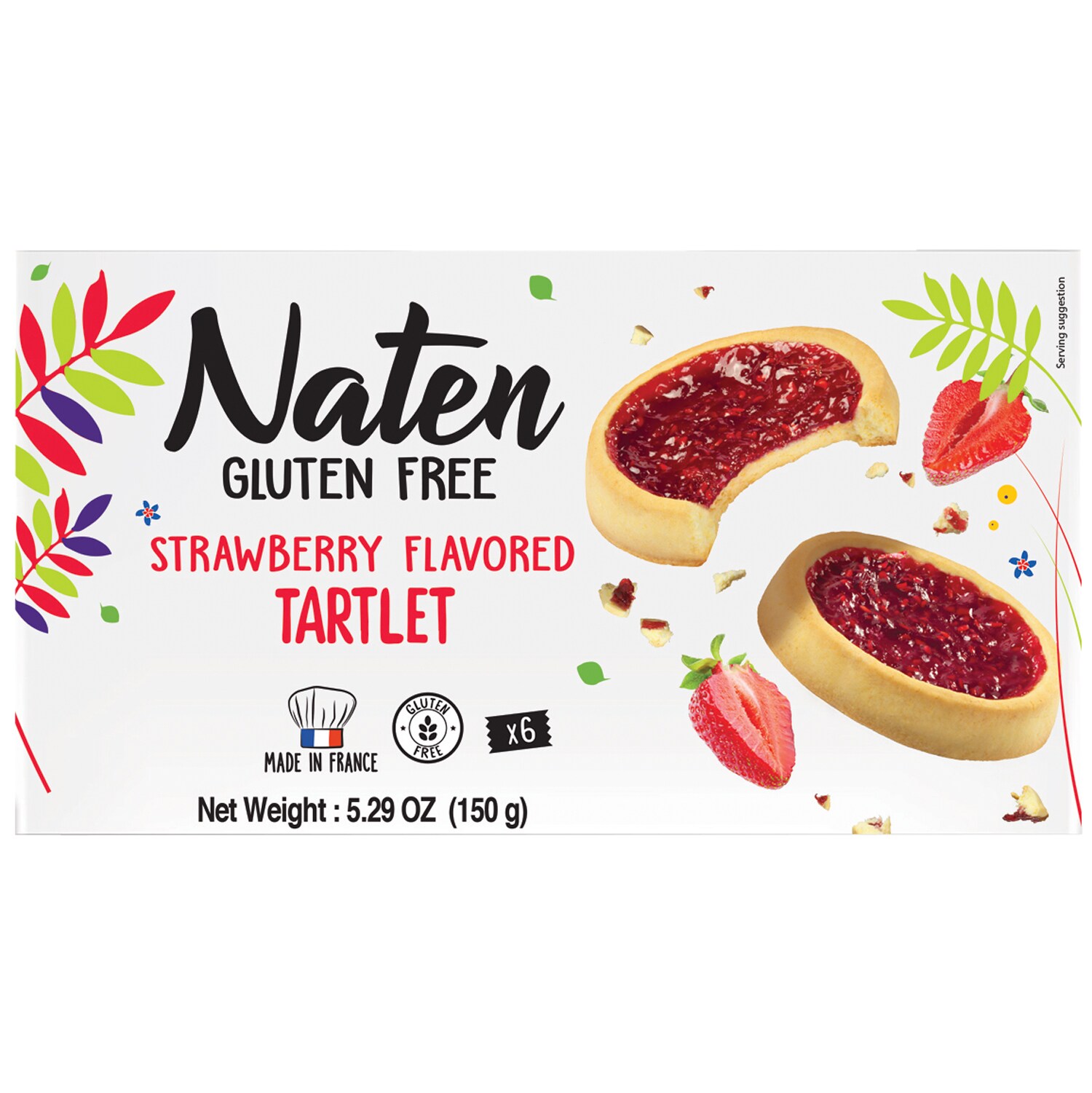 Naten Gluten Free Strawberry Flavored Tartlet