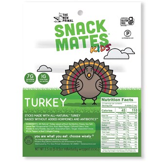 The New Primal Snack Mates Kids, Turkey