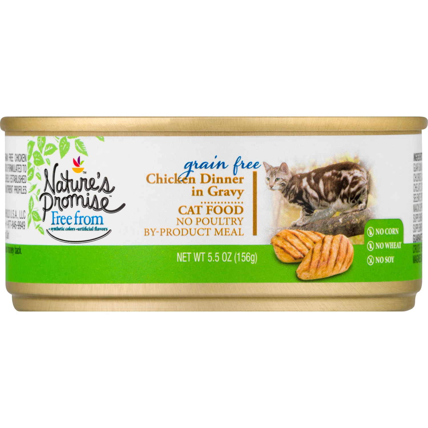 Nature's Promise Grain Free Cat Food, Chicken Dinner in Gravy