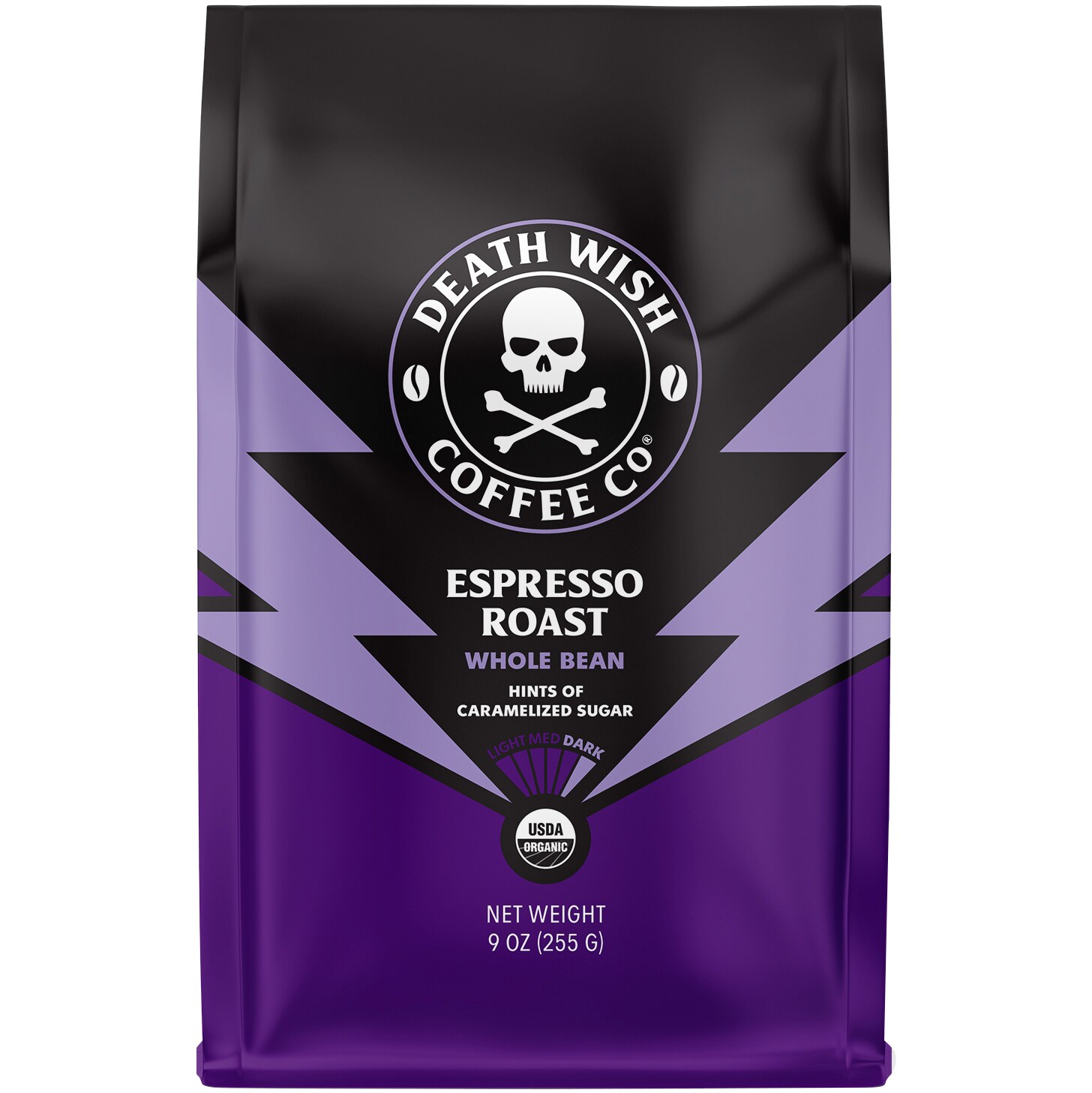 Death Wish Coffee Co. Whole Bean Coffee, Espresso Roast