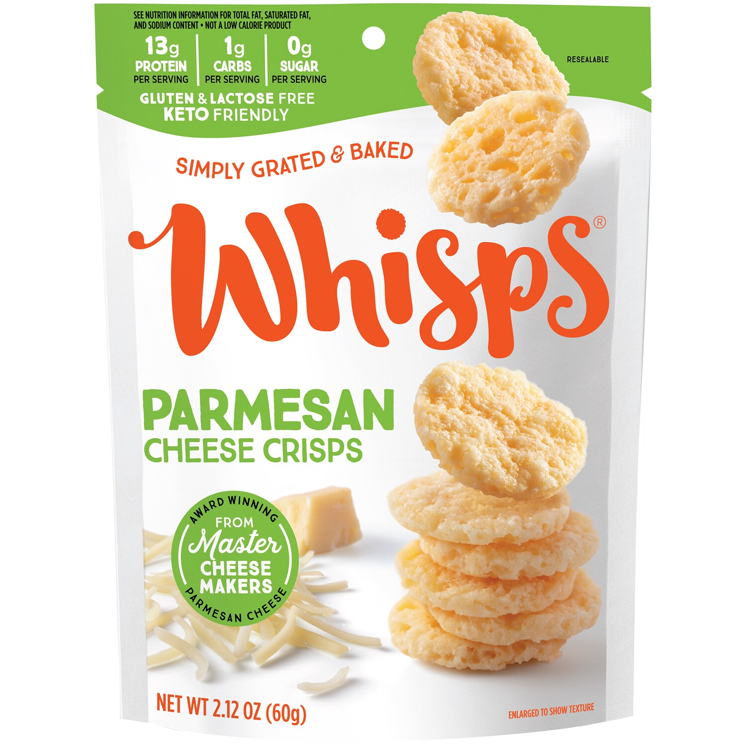 Whisps Cheese Crisps, Parmesan