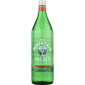 The Mountain Valley Spring Water, Glass Bottle