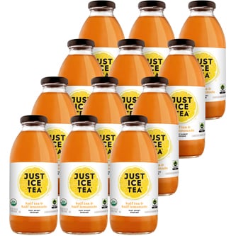 Just Ice Tea Half Tea & Half Lemonade, Glass Bottles
