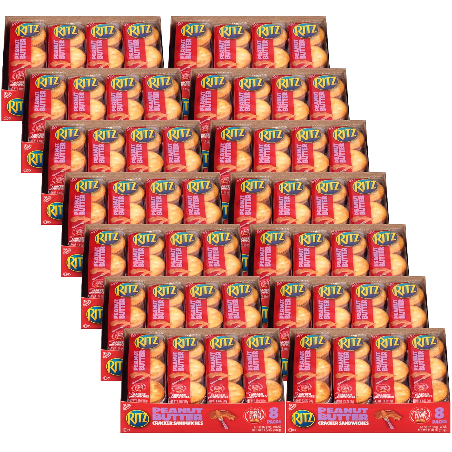 Nabisco Ritz Peanut Butter Cracker Sandwiches, Packs