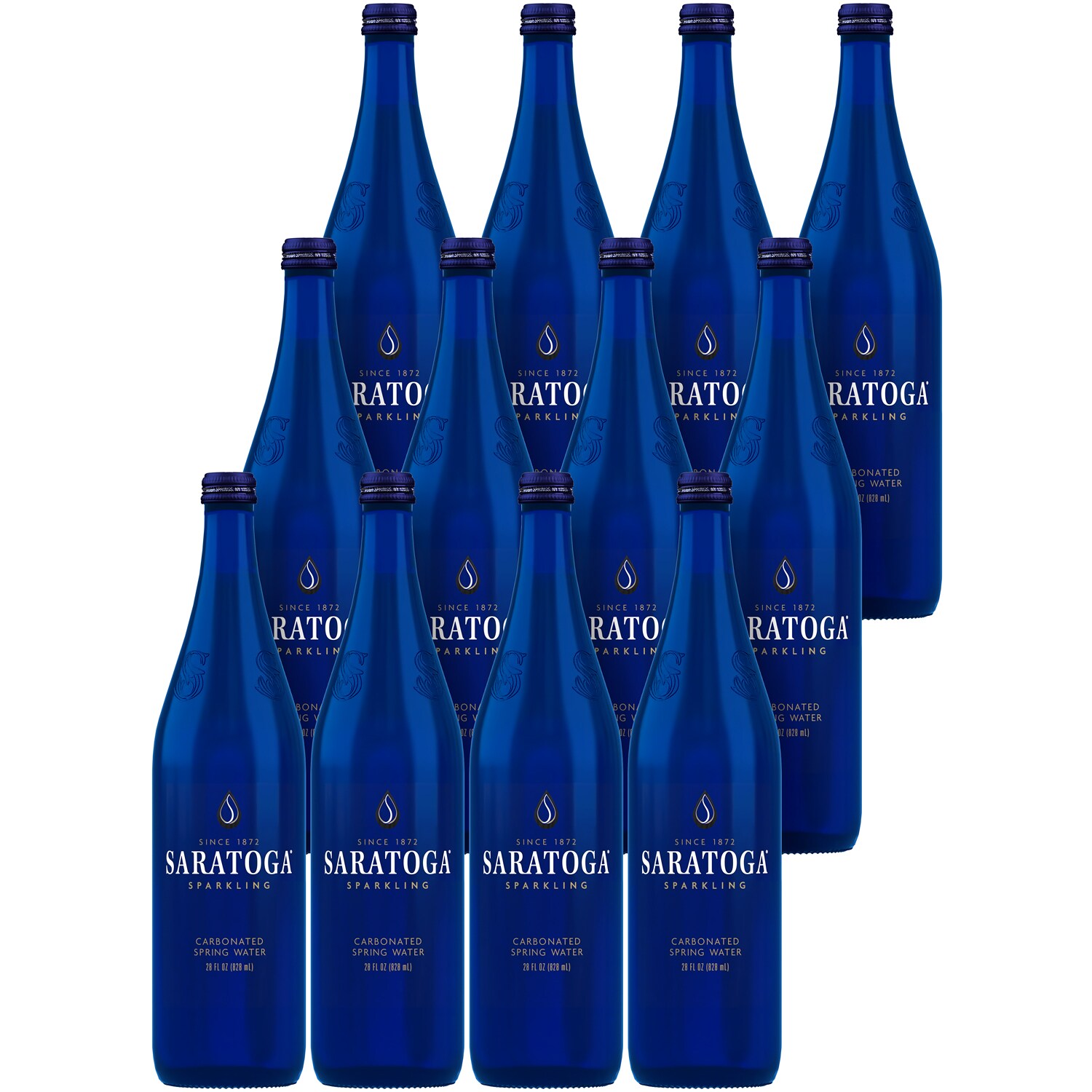 Saratoga Sparkling Spring Water, Glass Bottles