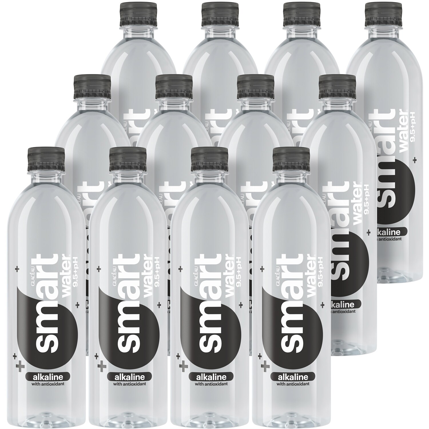 smartwater Electrolyte-Enhanced Alkaline Water with Antioxidant, Plastic Bottles