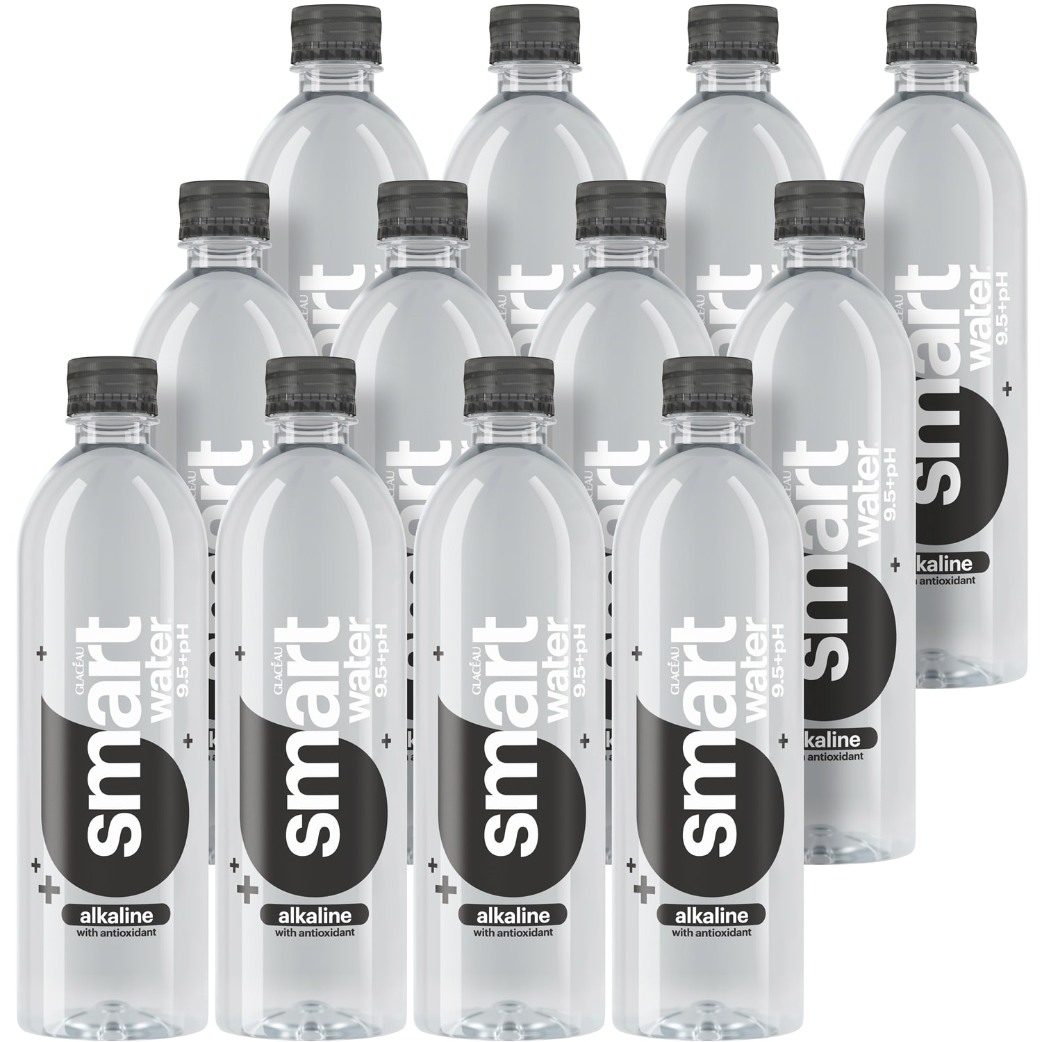 smartwater Electrolyte-Enhanced Alkaline Water with Antioxidant, Plastic Bottles