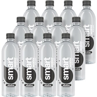 smartwater Electrolyte-Enhanced Alkaline Water with Antioxidant, Plastic Bottles