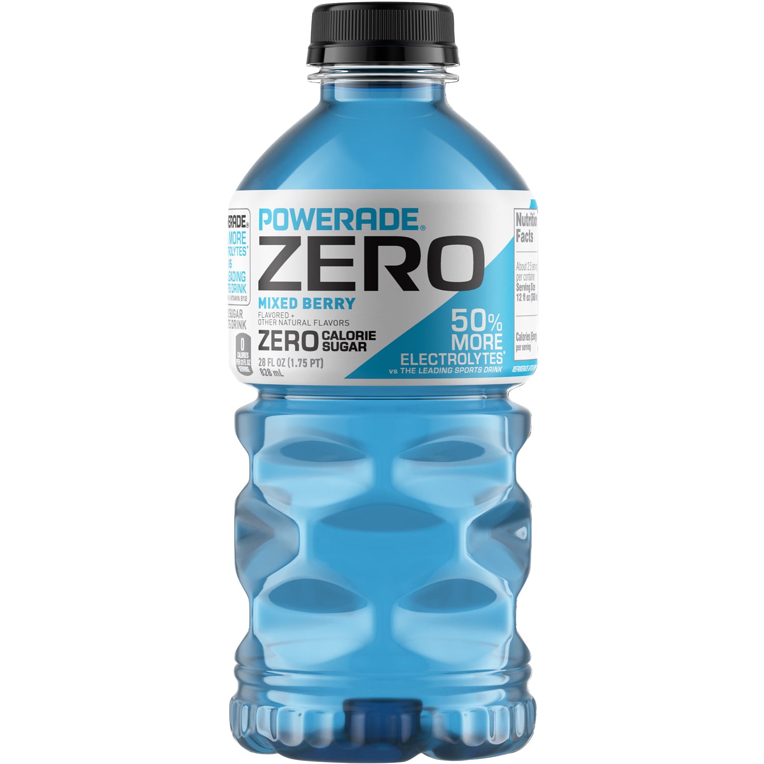 Powerade Zero Sports Drink, Mixed Berry, Plastic Bottle
