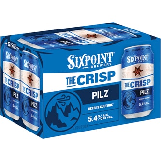 Sixpoint Brewery The Crisp Pilz, Cans