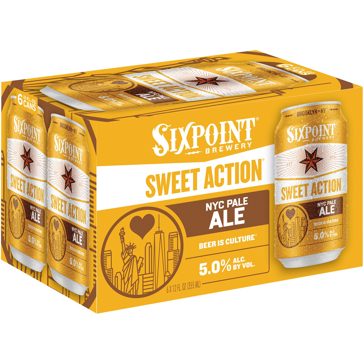 Sixpoint Brewery Sweet Action Pale Ale, Cans