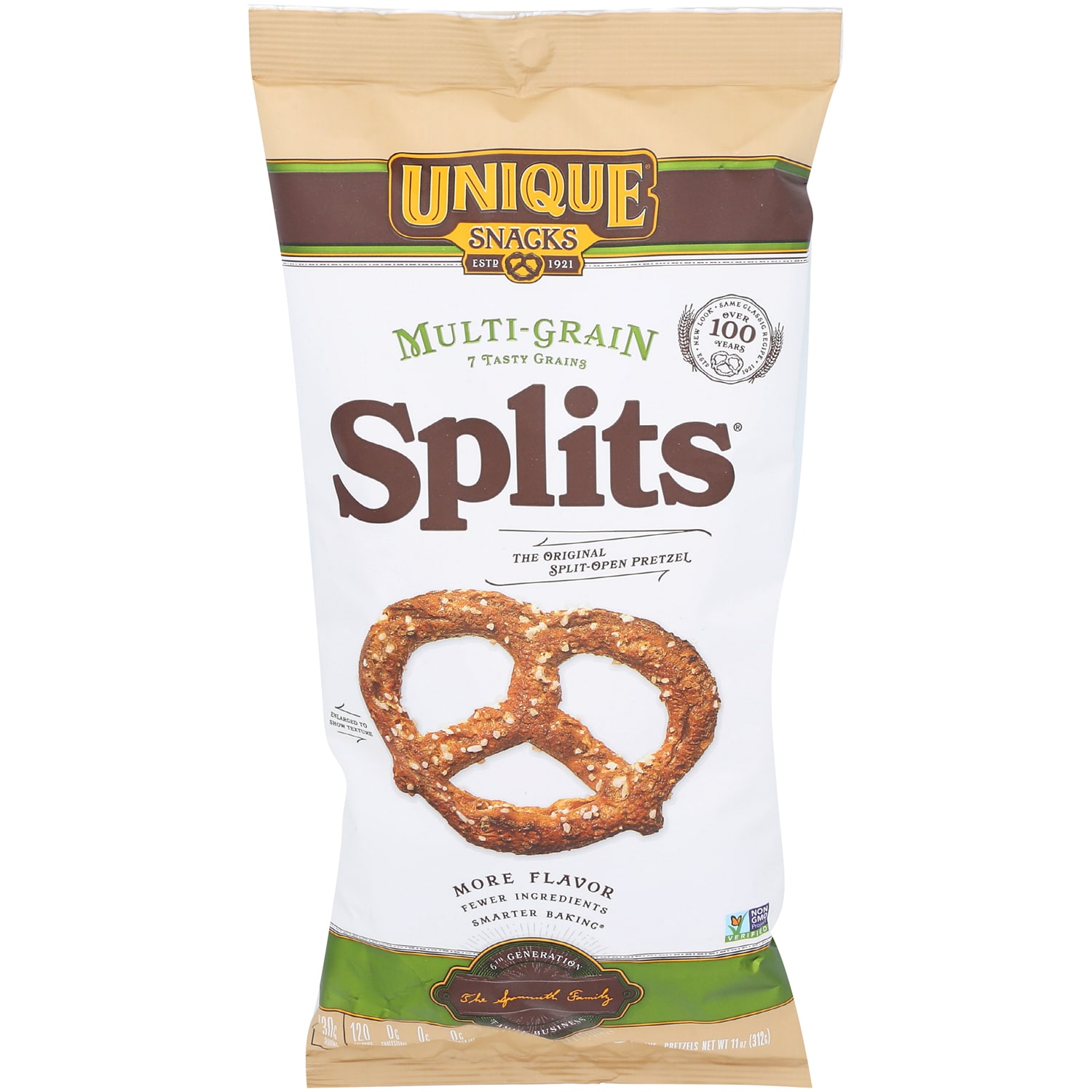 Unique Splits Pretzels, Multi Grain