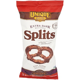 Unique Splits Pretzels, Extra Dark