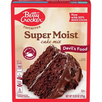Betty Crocker SuperMoist Cake Mix, Devil's Food