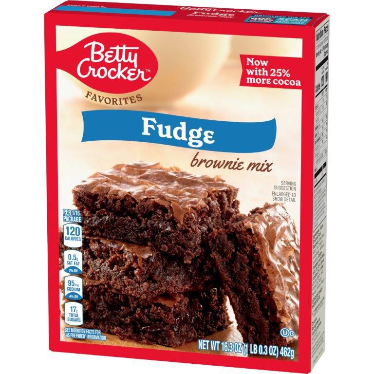 Betty Crocker Fudge Brownie Mix, Family Size